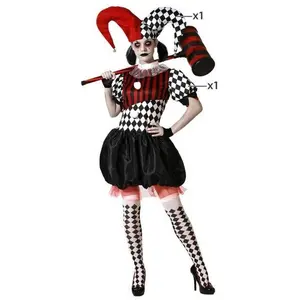 Atosa Costume De Femme Arlequin Sinistre pas cher
