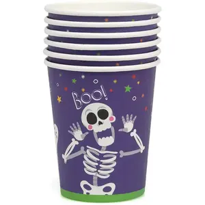 Comparateur de prix : RueDeLaFete Verre Halloween x6 - 10 cm