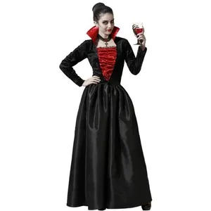 Atosa déguisement vampire noir élégant femme adulte XXL pas cher