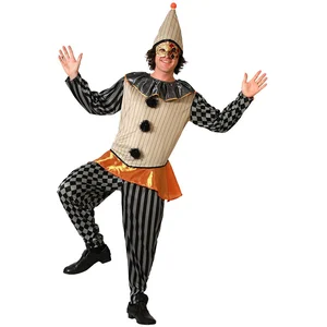 Atosa Costume De Femme Polychine