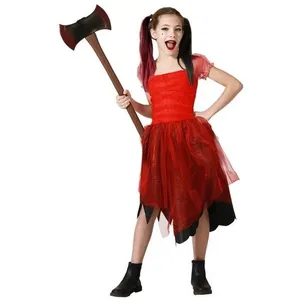 Atosa déguisement arlequin robe rouge enfant fille 10 a 12 años pas cher