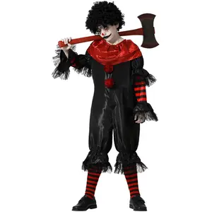 RueDeLaFete Atosa déguisement clown noir unisexe enfant 7 a 9 años pas cher