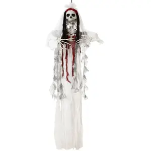 Comparateur de prix : BIGBUY HOME Décoration d'halloween mariée cadavre squelette 160 x 116 cm