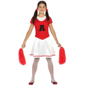 Comparateur de prix : RueDeLaFete Déguisement Cheerlearder - Enfant Taille : 10/12 ans (138 à 150 cm)