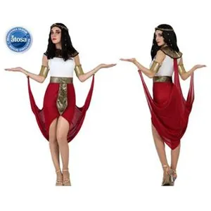 Atosa Deguisement D'egyptienne Blanc Et Rouge - Rouge - T-3 pas cher