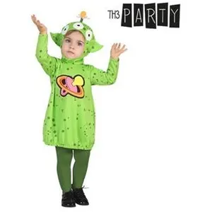 Déguisement pour Bébés Alien Vert (Taille 0-6 Mois)