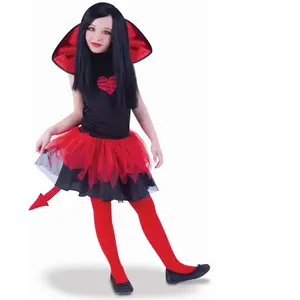 RueDeLaFete Rubie's - Déguisement Tutu Diablesse - Halloween, enfant, S8712FRM, Taille M 5 à 7 ans pas cher