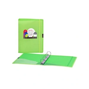 Comparateur de prix : Aucune Classeur P.P 4 anneaux 40mm et élastique A4 Vert