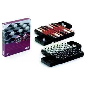 Cayro Jeu D´échecs + Jeu De Dames + Jeu De Backgammon Magnétique pas cher