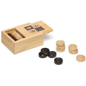 Comparateur de prix : Jeu de dames en bois - CAYRO - Pions blancs - 2 joueurs - A partir de 6 ans