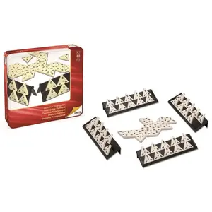 Cayro triangulaire Jeu de dominos dans boîte en métal pas cher