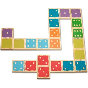 Cayro Dominos Géants Colorés 28 Pièces pas cher