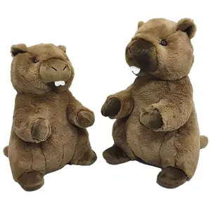 Creaciones Llopis Nounours Marmotte Brune 38 Cm