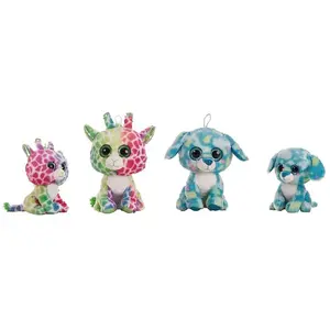 Creaciones Llopis 6 Peluches Animaux Colorés 32 CmVendu parkaufland