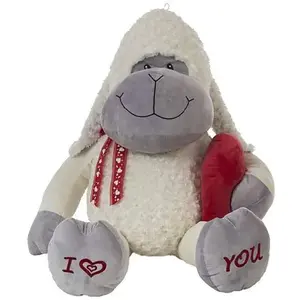 Jouet En Peluche - Llopis - Mouton Amour - 38 Cm - Blanc - Mixte - Plush pas cher