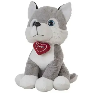 Creaciones Llopis Ours De Coeur Husky 48 Cm pas cher