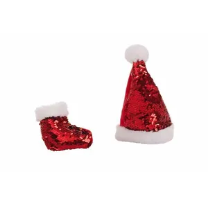 BigBuy Christmas Décorations de Noël X´Mas Chapeau pas cher