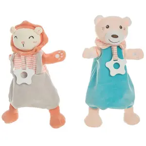 Comparateur de prix : Creaciones Llopis Bigbuy - Marionnette en peluche Litière Hochet Lion 35 cm
