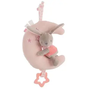Creaciones Llopis Boîte à Musique Luna Lapin Velours 25 CmVendu parkaufland