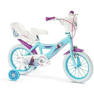 Comparateur de prix : Vélo Enfant - Toimsa - La Reine Des Neiges - 14 Pouces - Bleu