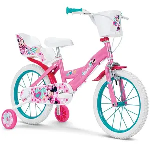 TOIMSA Bicicleta Infantil Minnie Huffy 16" 5-8 Años 16613 Jeunesse Unisexe, Multicolore pas cher