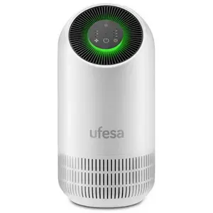 Ufesa Purificateur PF4500 Fonction Tactile Minuterie Mode Nuit HEPA 40m² 30dB Blanc Noir pas cher