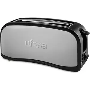 Grille-pain UFESA TT7965 Óptima - Acier inoxydable - 2 tranches - Fonction de dégivrage pas cher