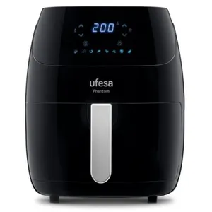 Ufesa Friteuse AF5000 5L 1500W 8 Programmes Ecran Tactile Température Réglable Antiadhésif WI-FI Noir pas cher