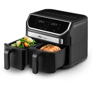 Ufesa Thunder, Four Électrique à Air, Air Fryer Double Compartiment (4,5L + 4,5L), Air Fryer XXL,11 Programmes, 1700W, Côntrole Digital, Minuterie, Temperature 80º-200ºC, Antidérapant pas cher
