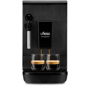 Cafetière expresso super automatique Ufesa Sensazione 20 barres noire pas cher