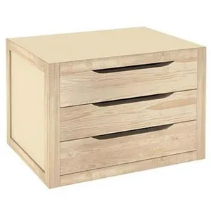 ASTIGARRAGA KIT LINE Bloc Natura 3 tiroirs - pin massif pas cher
