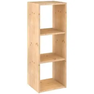 Astigarraga - etagère 3 cases bois 105.4cm dinamic-3 - dinamic-3 pas cher