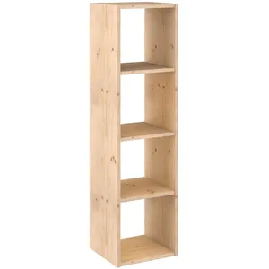 Comparateur de prix : AS I LAY DYING Astigarraga - Étagère modulaire en pin massif Dinamic 4 tablettes