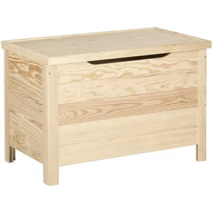 Comparateur de prix : ASTIGARRAGA KIT LINE Coffre de rangement en pin massif brut 85L  70 x 40 x 48 cm