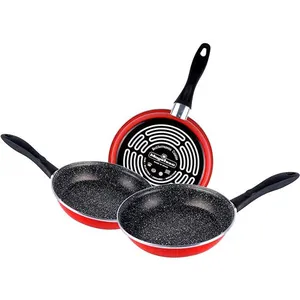 Comparateur de prix : Magefesa K2 rouge - Lot de 3 poêles 20/24/28 cm
