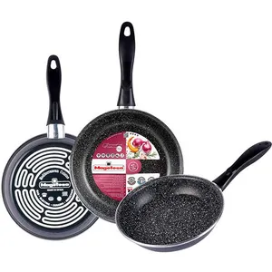 Comparateur de prix : MAGEFESA K2 Gransasso - Lot de 3 poêles 20/24/28 cm