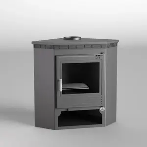 Comparateur de prix : FM Biomasa FM Poêle à bois d'angle M-105 9kW avec porte en fonte