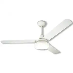 Grupo FM Ventilateur de plafond avec groupe lumineux FM VTI1140L 70W blanc pas cher