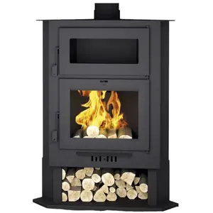 FM CALEFACCION Fm Biomasa - Poêle à bois d'angle avec four - firematic Memphis 11.2 kW pas cher