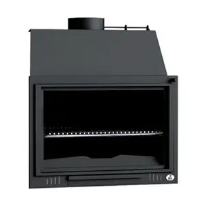 Comparateur de prix : FM CALEFACCION Barbecue bbq foyer ouvert sans porte à bois 80 cm - Cendrier Amovible