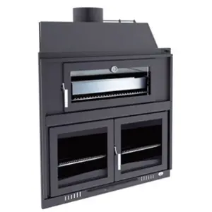 FM CALEFACCION Barbecue charbon bois avec four et portes FM BH-100 HP à encastrerVendu pardarty
