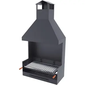 Comparateur de prix : FM CALEFACCION Barbecue bois et charbon FM BV-82 60cm à poser ou à encastrer