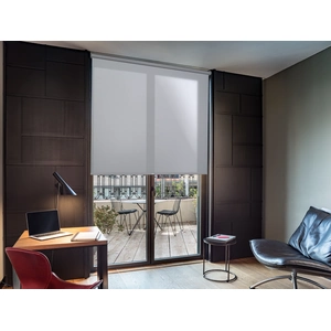 Easydeco Store enrouleur translucide gris 135 x 250 cm pas cher