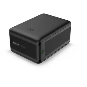 Comparateur de prix : Ksix BPB30HD01 Powerbank ultra compacte 65W USB-C vers USB-C 30 000mAh Noir
