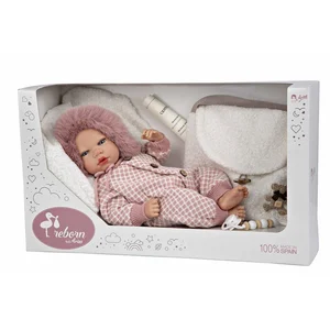MuÑecas Arias Poupée Manuela Avec Sac Et Coussin 40 Cm pas cher