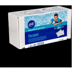 Gre 76044 - Cartouches de Floculant, 8 Chaussettes de 125g, 1 kg, Blanche pas cher