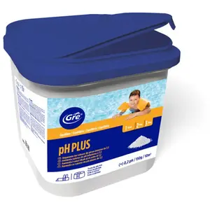 Comparateur de prix : Gre 76001 PH Plus - 5 Kg Granulés, Blanc, 19 x 18, 5 cm