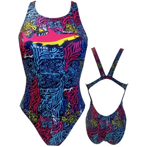 Comparateur de prix : Maillot de bain de natation Turbo Oaxaca bleu rose femme - L