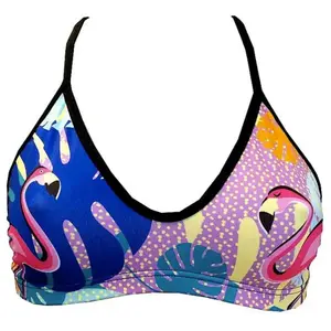 Turbo Flamingo Bas de Bikini, Multicolore, L Femme pas cher