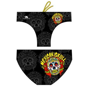 Maillot de bain de water-polo Turbo Mexican Skull noir - XXL pas cher